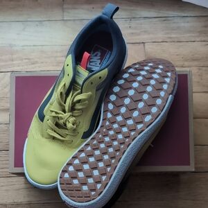 Vans Men's Yellow and Gray Athletic Shoes